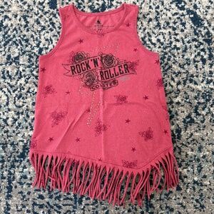Disney Rock N Rollercoaster Fringe Tank Top